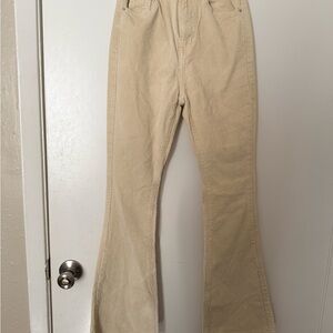SHEIN Beige Flare Jeans